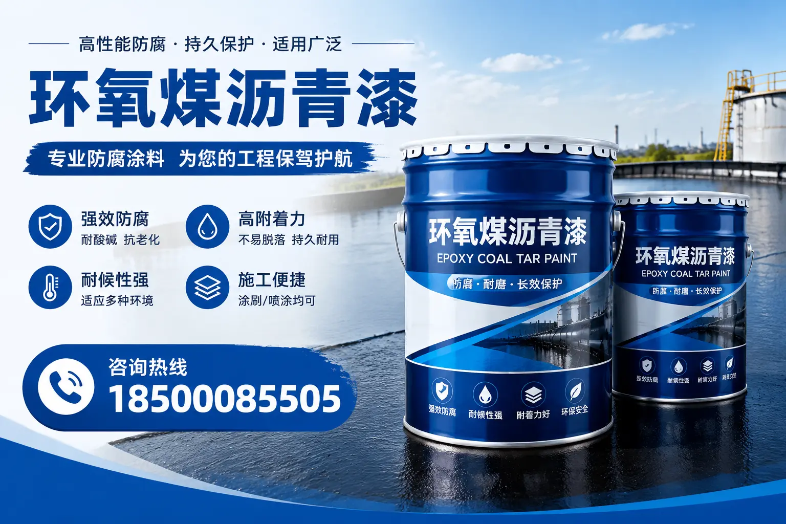 环氧煤沥青漆与其他漆类的比较，北辰用户的选择依据