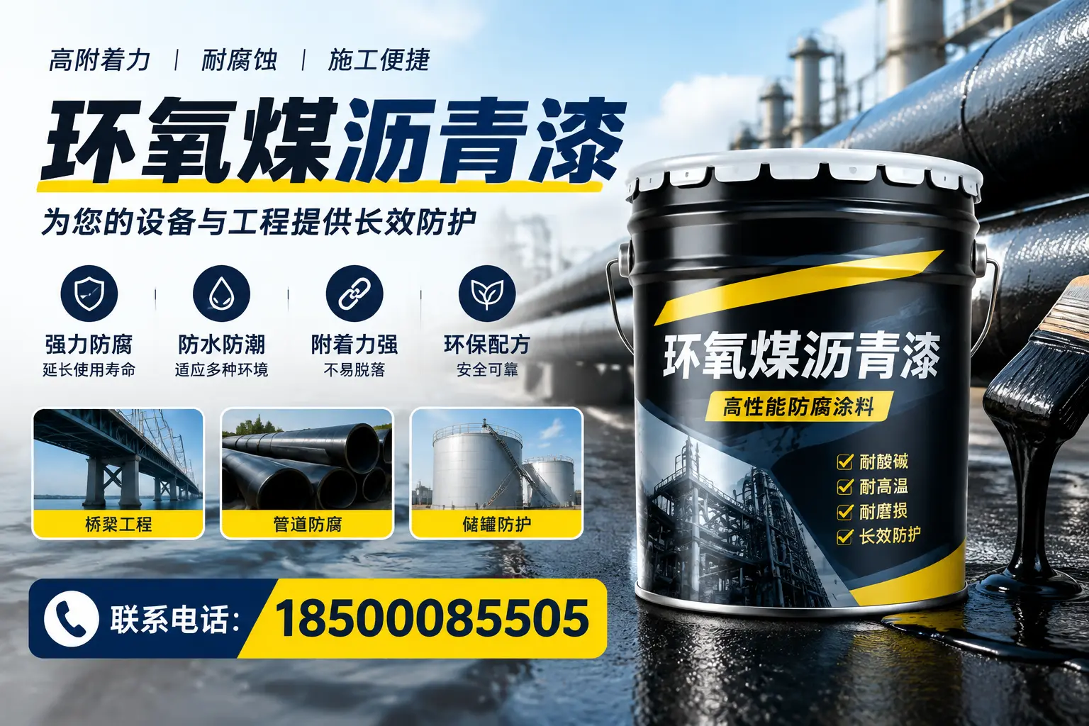 环氧煤沥青漆与其他涂料的对比分析，助力北辰企业决策